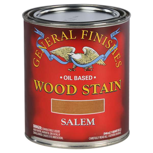General Finishes 1 Qt Salem Wood Stain Oil-Based Penetrating Stain SAQT